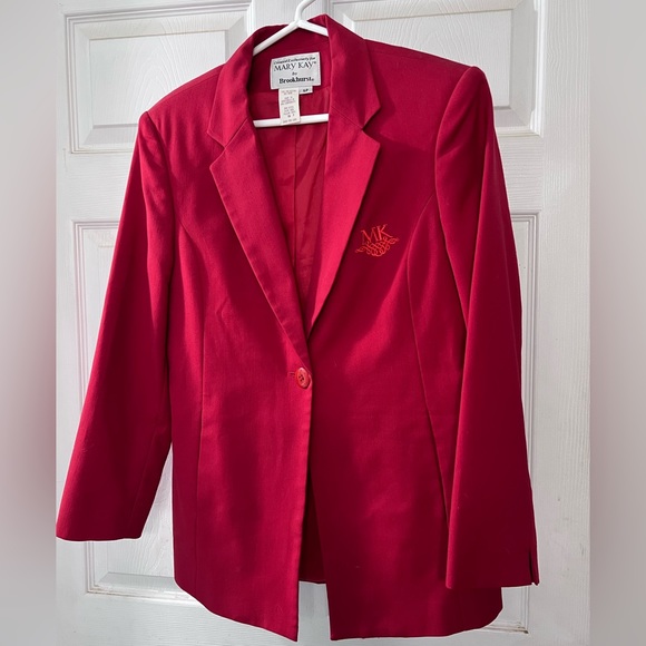 Mary Kay Jackets & Coats Mary Kay Red Jacket From Late 99s Poshmark